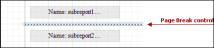Page Break Control - Shown in a Report