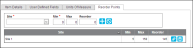 Item form - Reorder Poinnts tab - Reorder Points added for a site