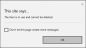 Browser Dialog Showing the Browser Option: Don't let this page create more messages
