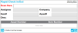 Rapid Check In/Out page