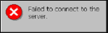 Failed to Connect to Server Message